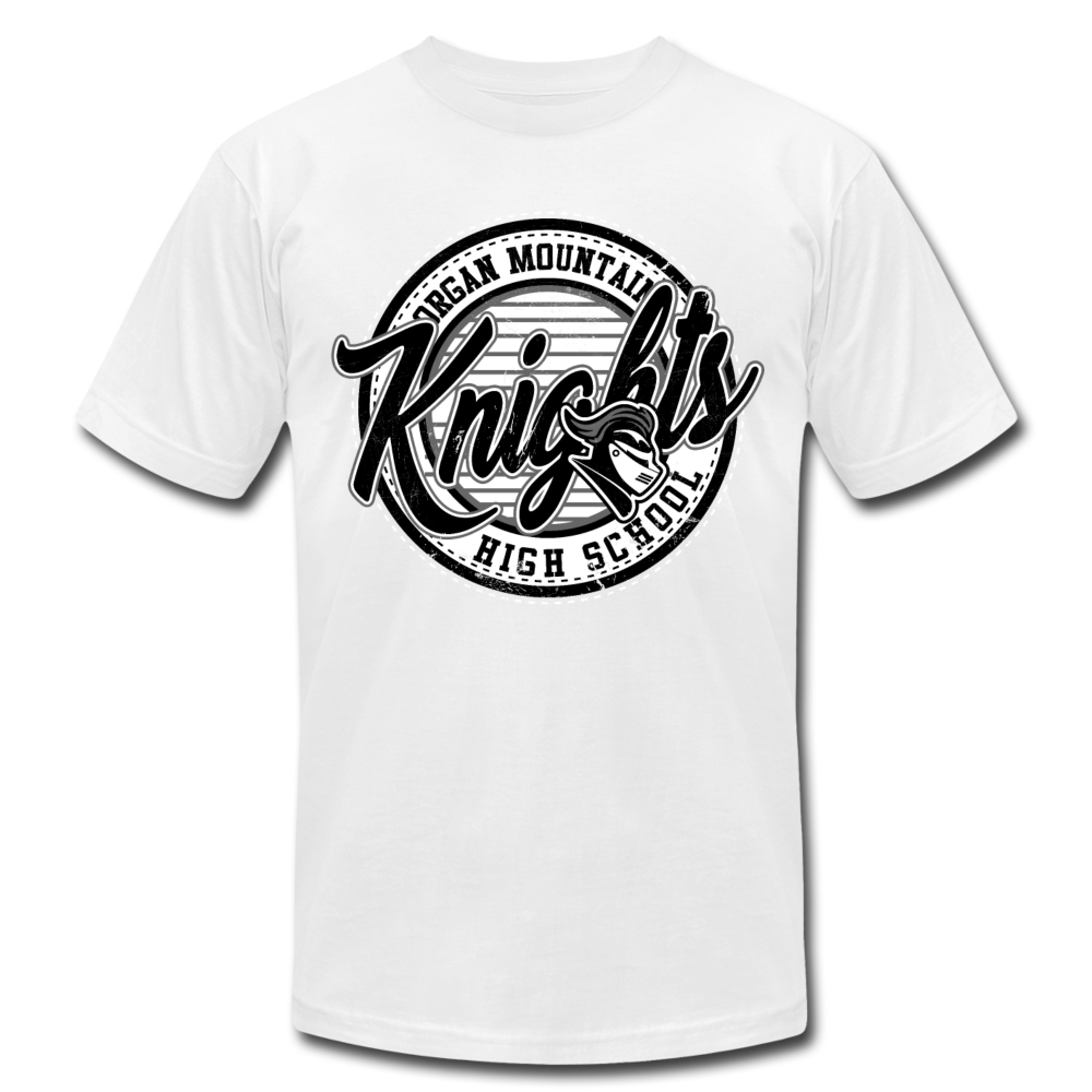 Organ Mountain Knights Distressed Logo Tee - white