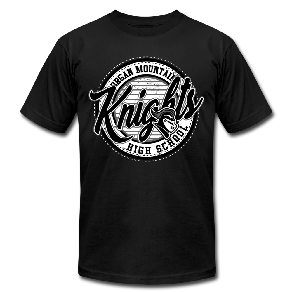 Organ Mountain Knights Distressed Logo Tee - black