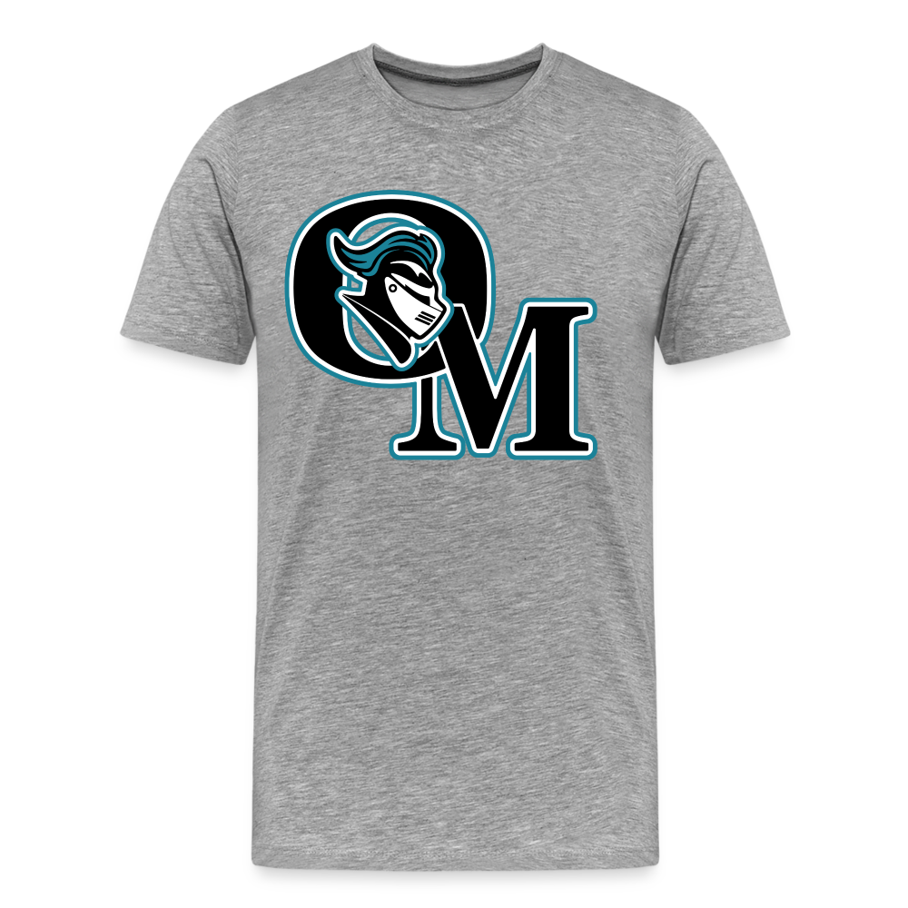 Organ Mountain High School Knights Logo T-Shirt - heather gray