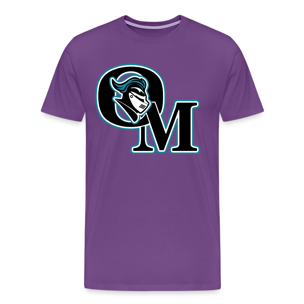 Organ Mountain High School Knights Logo T-Shirt - purple