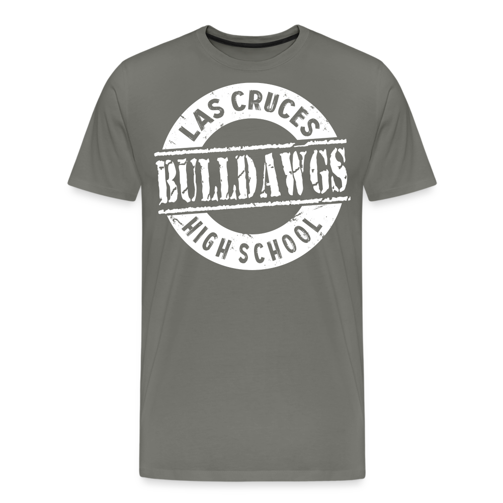 Las Cruces High School Distressed T-Shirt - asphalt gray