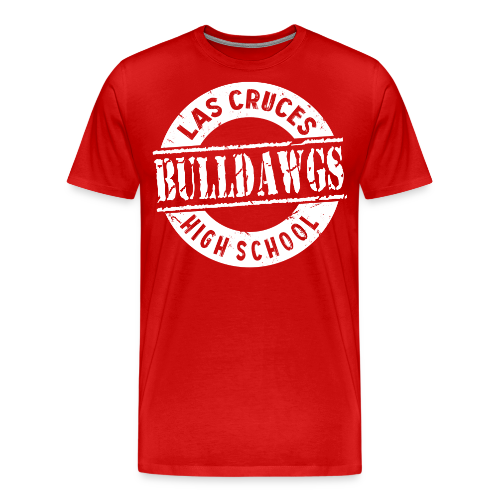 Las Cruces High School Distressed T-Shirt - red
