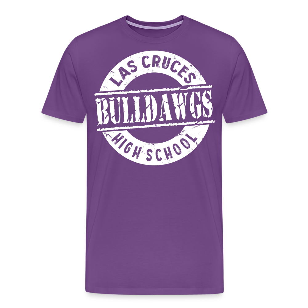 Las Cruces High School Distressed T-Shirt - purple