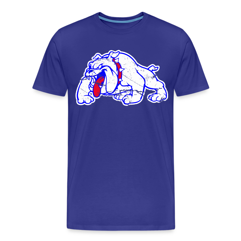 Las Cruces High School Distressed Bulldawg T-Shirt - royal blue