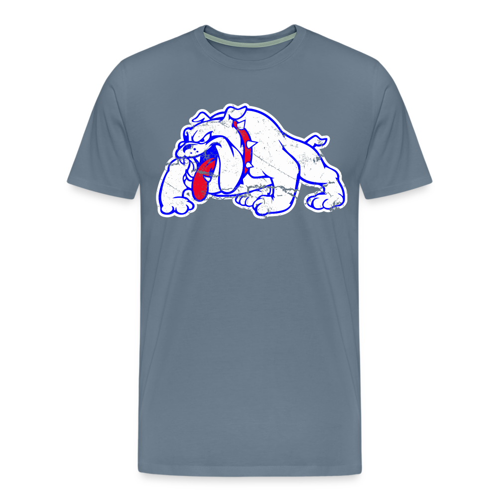 Las Cruces High School Distressed Bulldawg T-Shirt - steel blue