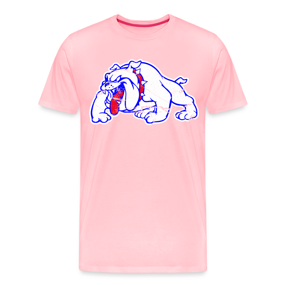 Las Cruces High School Distressed Bulldawg T-Shirt - pink