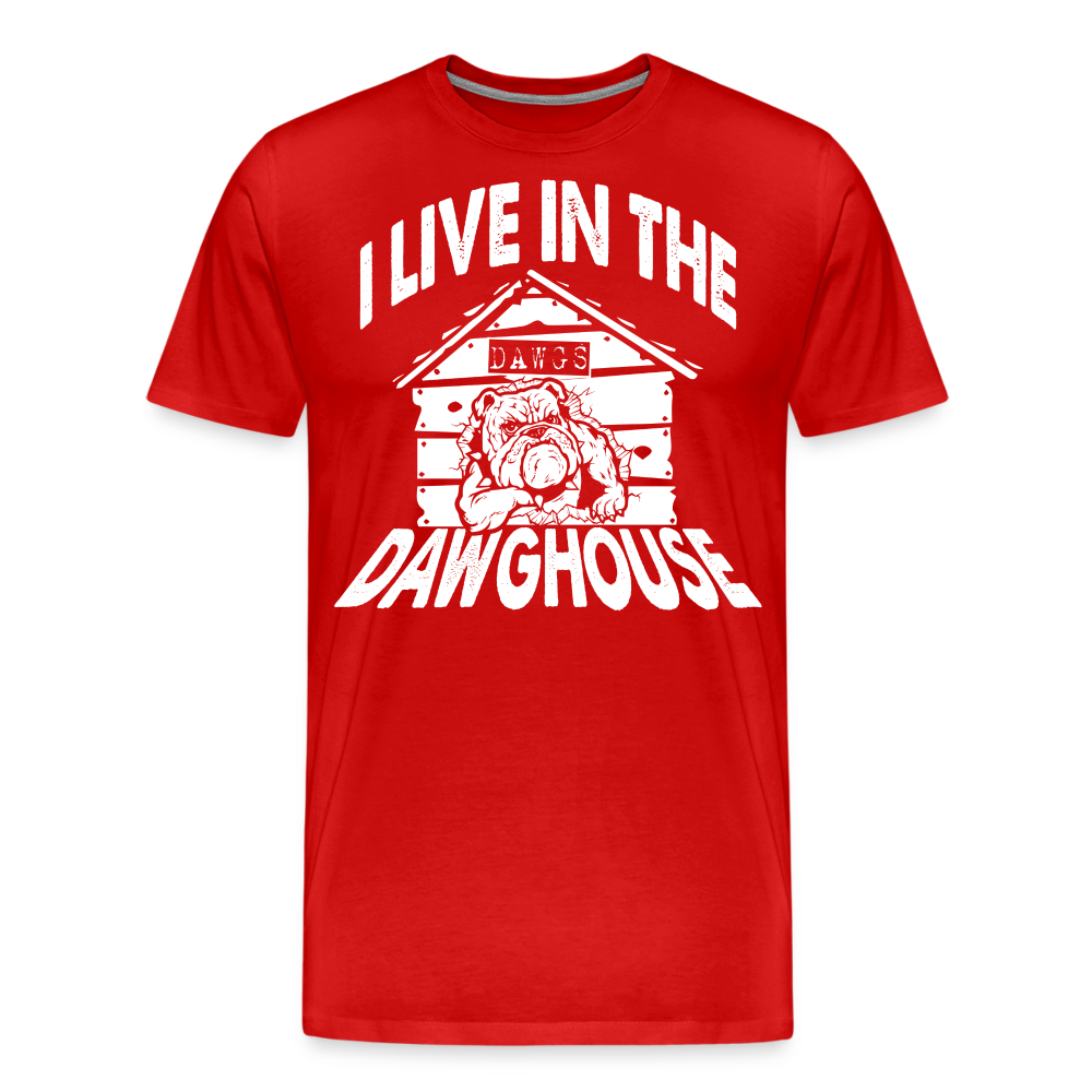 Las Cruces High School Dawghouse T-Shirt - red