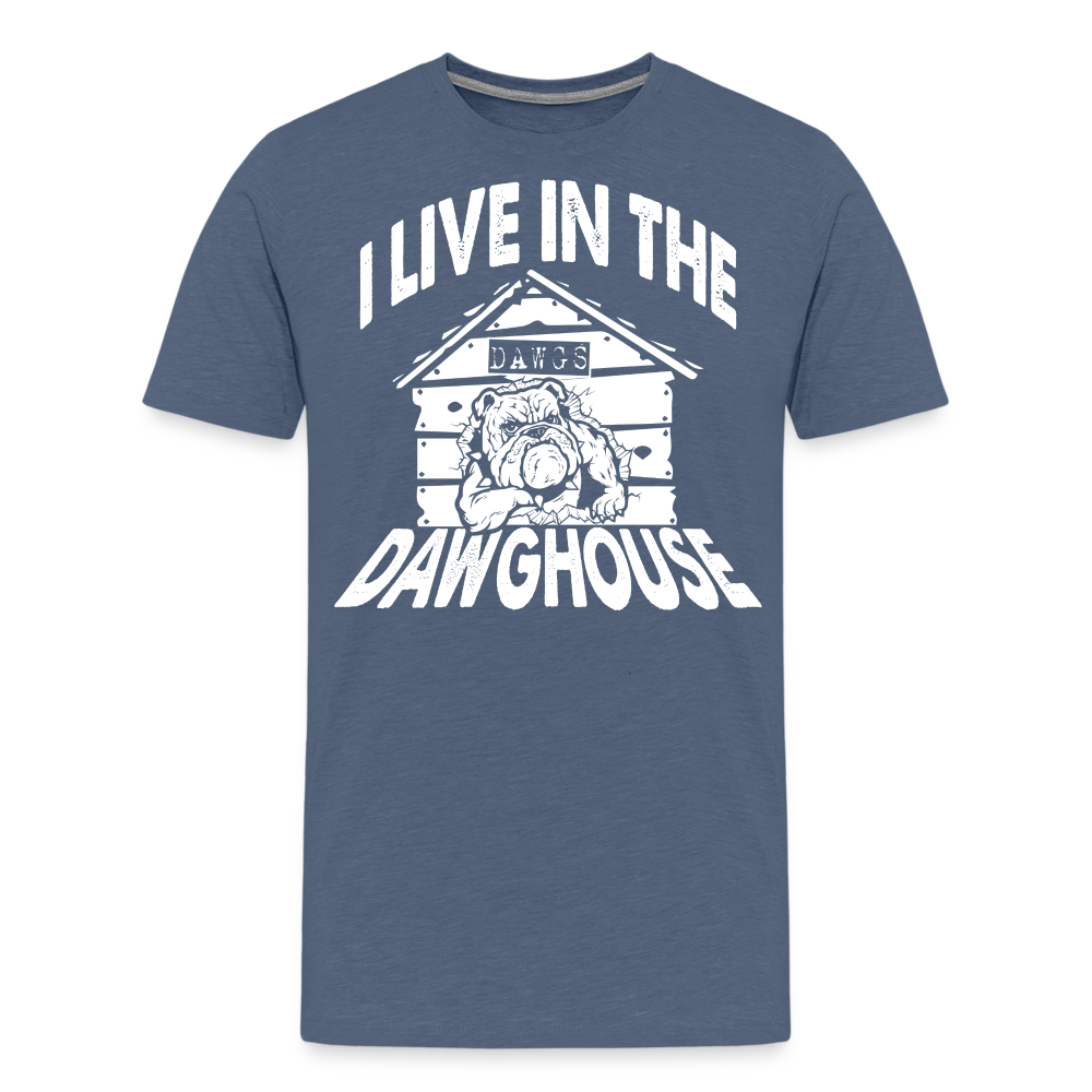 Las Cruces High School Dawghouse T-Shirt - heather blue