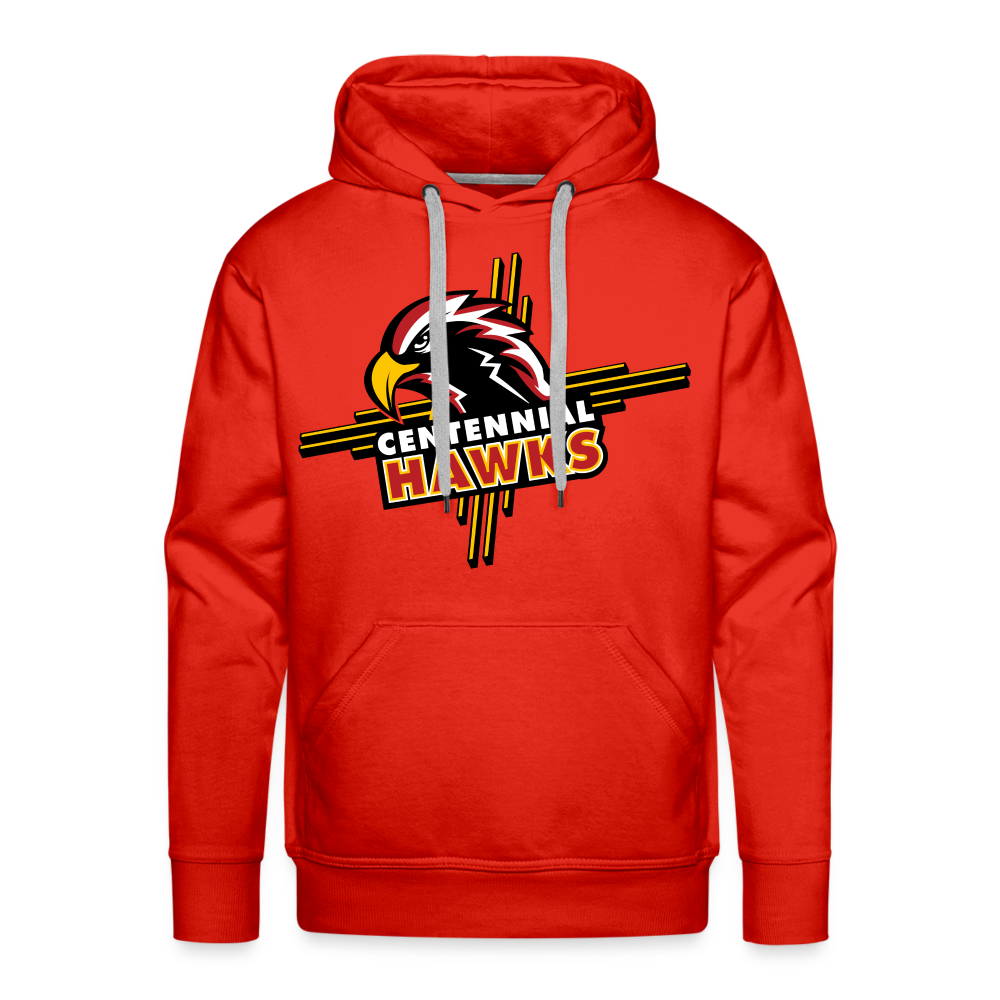 Centennial High School Hawks Logo Hoodie - red