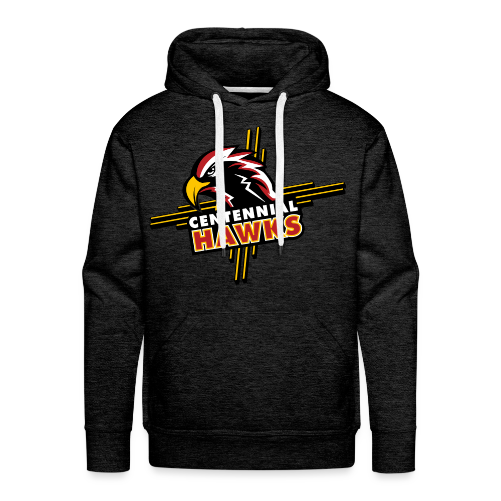 Centennial High School Hawks Logo Hoodie - charcoal grey