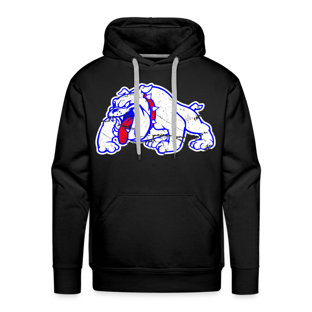 Las Cruces High School Distressed Bulldawg Hoodie - black