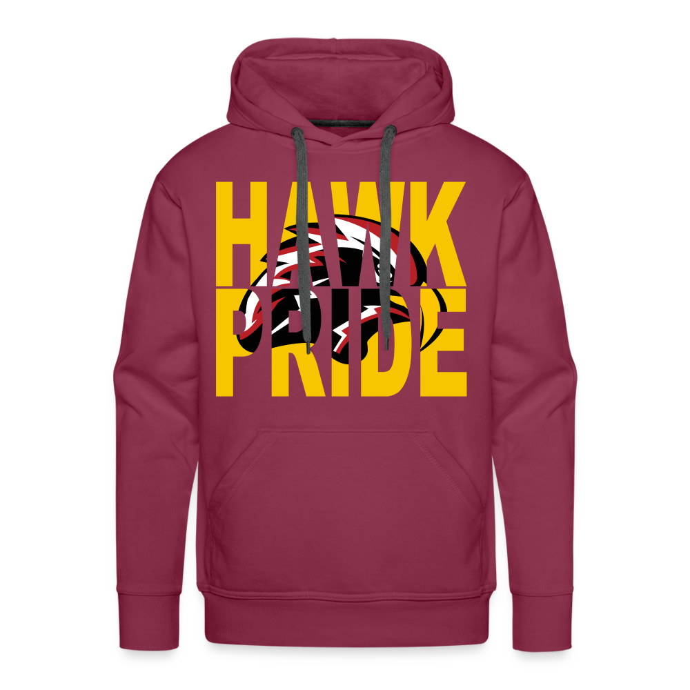 Centennial High School Hawk Pride Knockout Hoodie - burgundy
