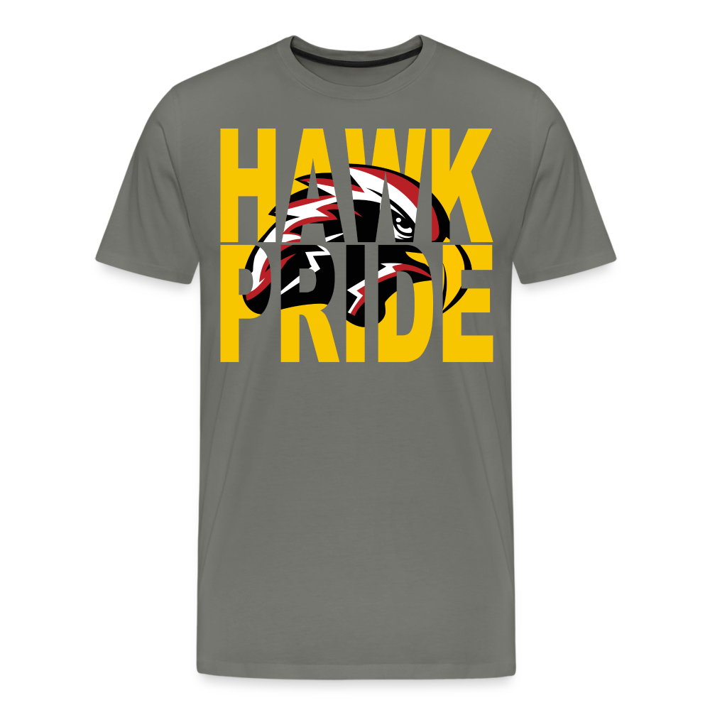 Centennial High School Hawk Pride Knockout T-Shirt - asphalt gray