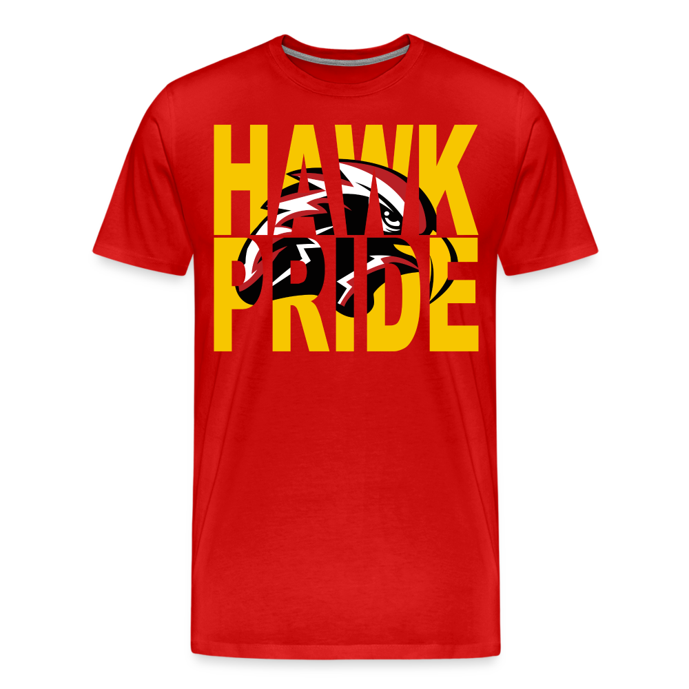 Centennial High School Hawk Pride Knockout T-Shirt - red