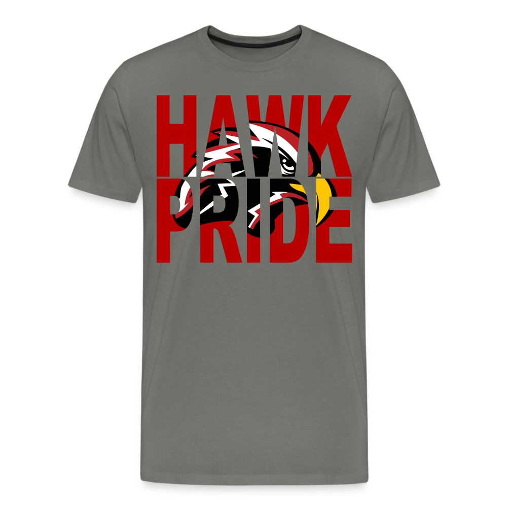 Centennial High School Hawk Pride T-Shirt - asphalt gray