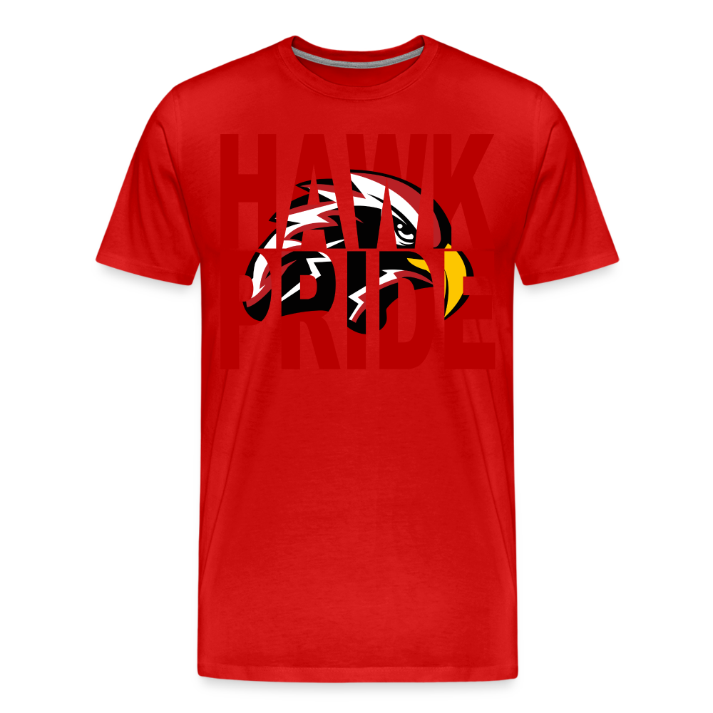 Centennial High School Hawk Pride T-Shirt - red