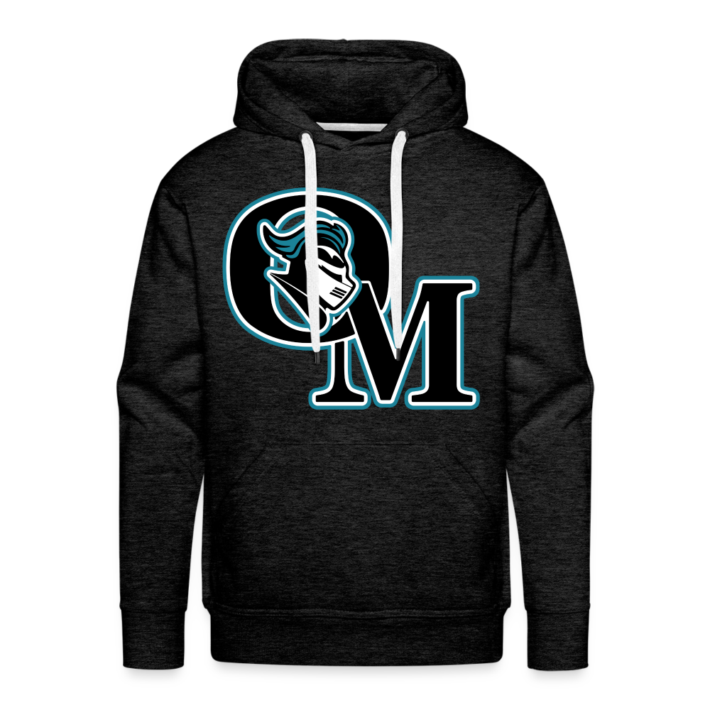 Organ Mountain High School Knights Logo Hoodie - charcoal grey