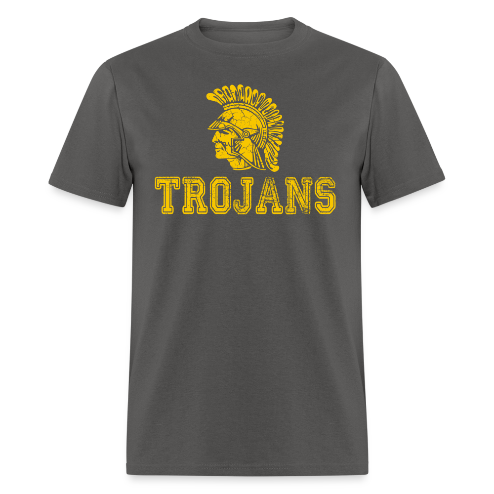 Mayfield High School Classic Trojans T-Shirt - charcoal