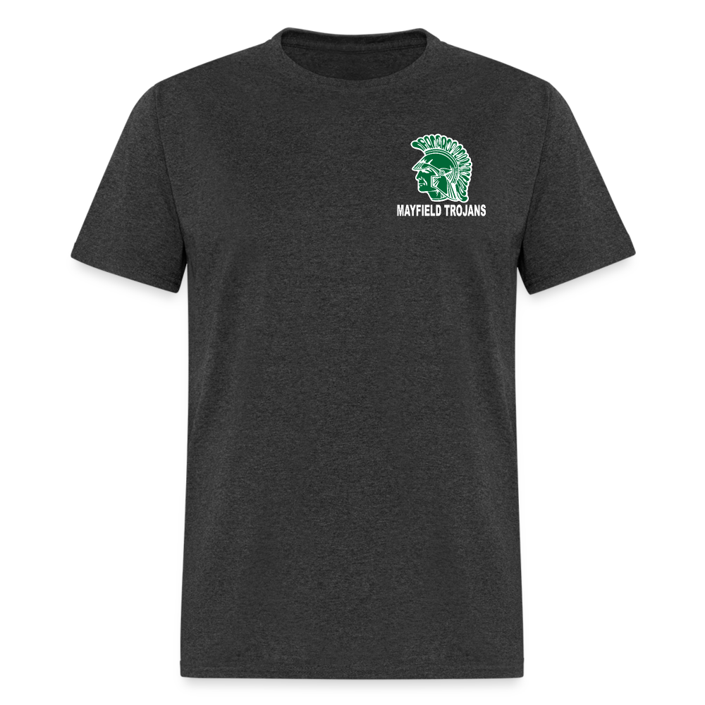 Mayfield High School Pocket Logo T-Shirt - heather black