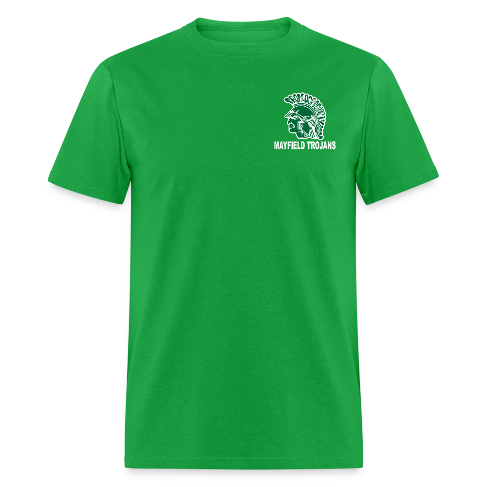 Mayfield High School Pocket Logo T-Shirt - bright green