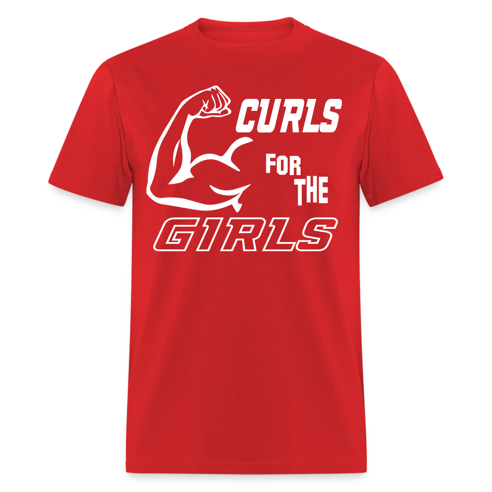 Curls for the Girls T-Shirt - red