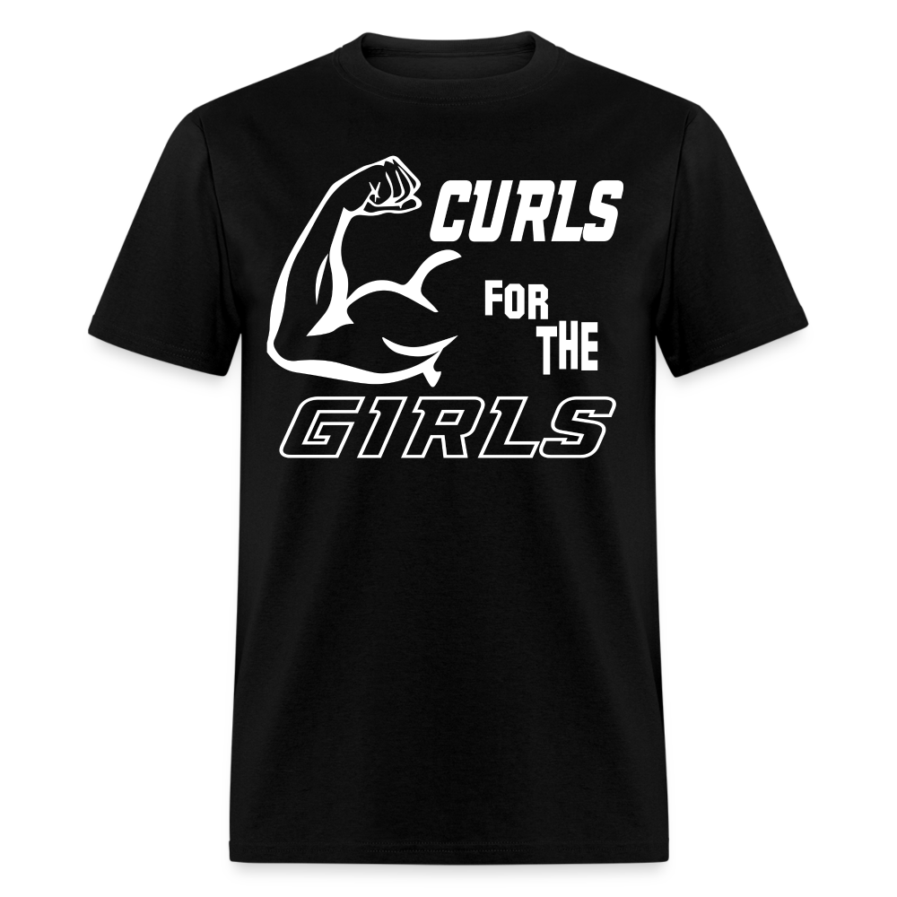 Curls for the Girls T-Shirt - black