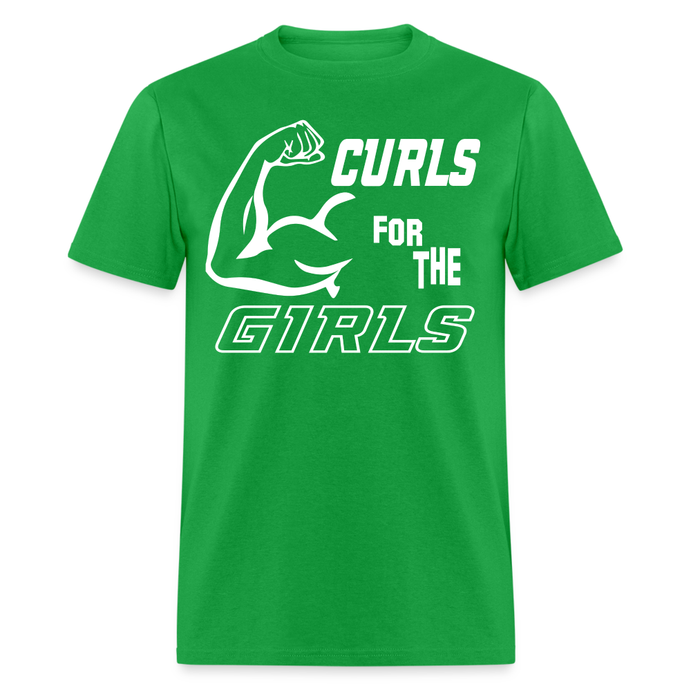Curls for the Girls T-Shirt - bright green