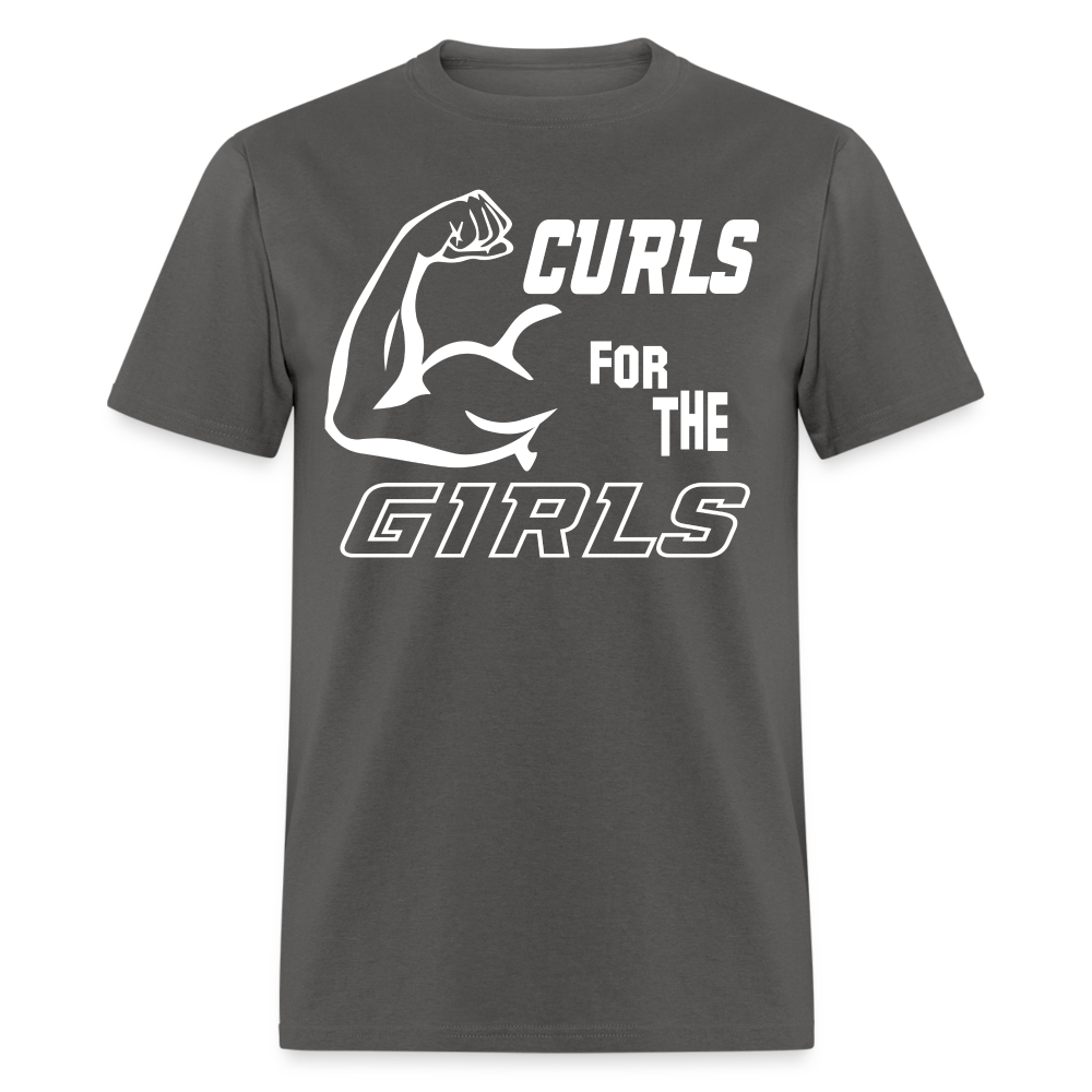 Curls for the Girls T-Shirt - charcoal