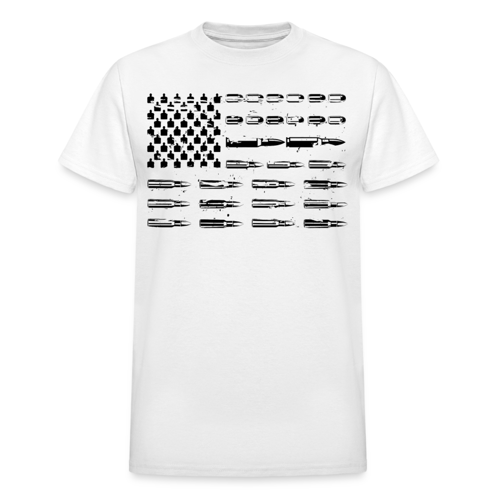 Bullet US Flag T-Shirt - white