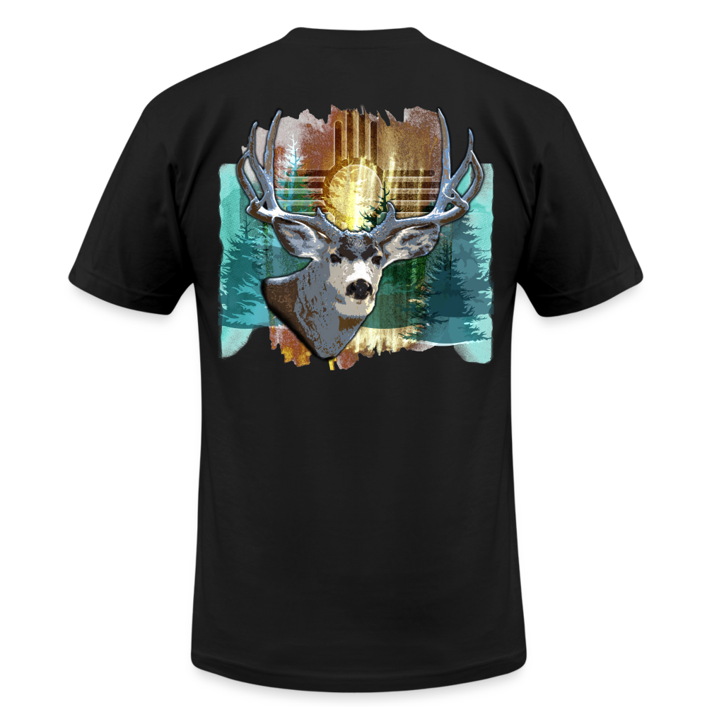 New Mexico Mule Deer T-Shirt - black