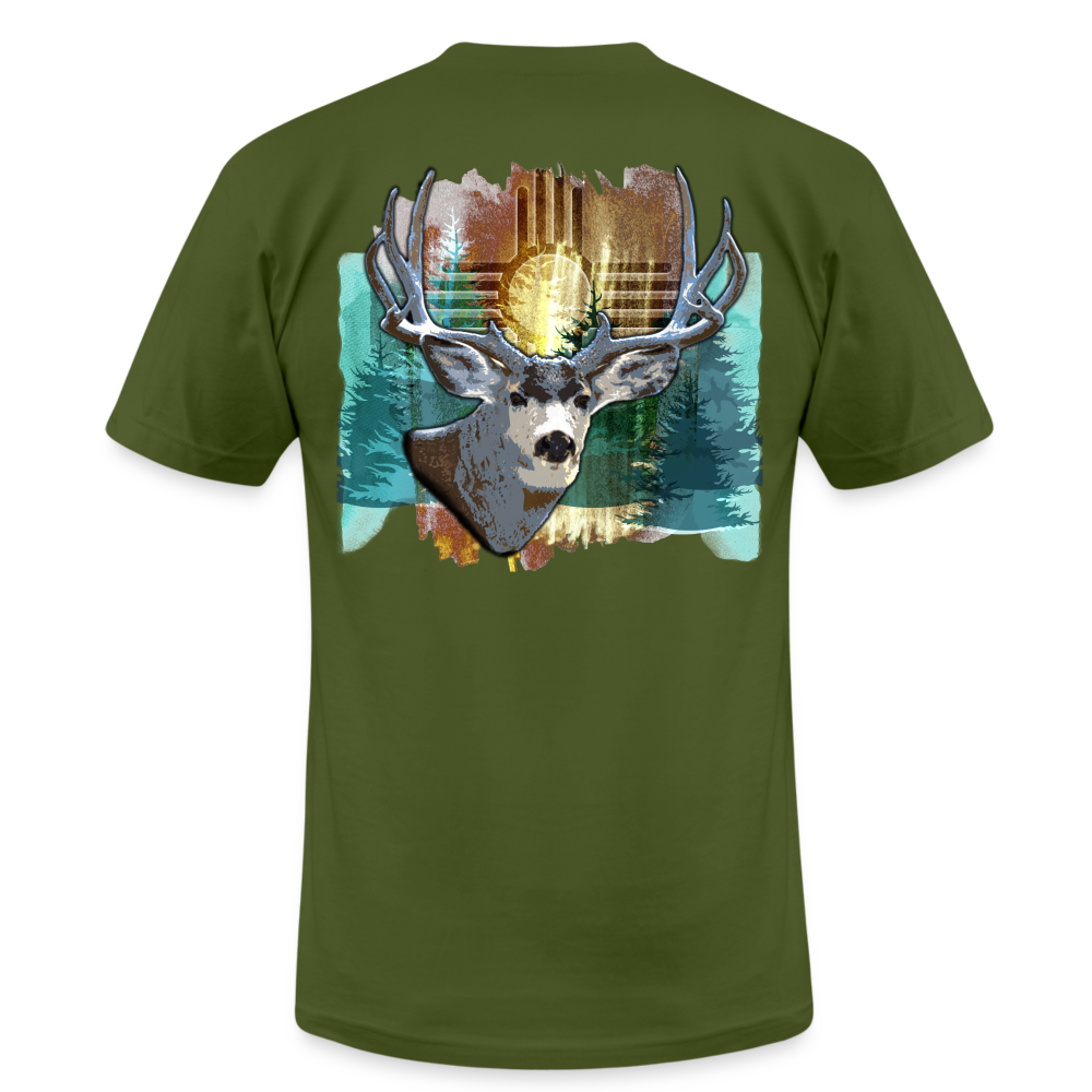 New Mexico Mule Deer T-Shirt - olive
