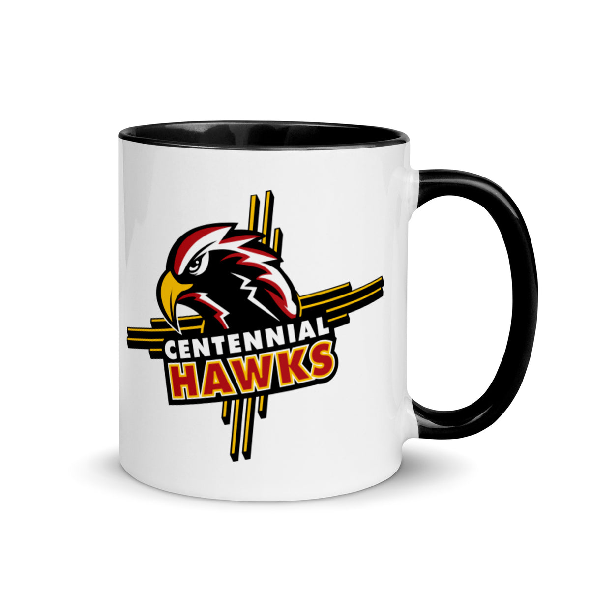 Centennial High School Coffee Mug with Color Handle