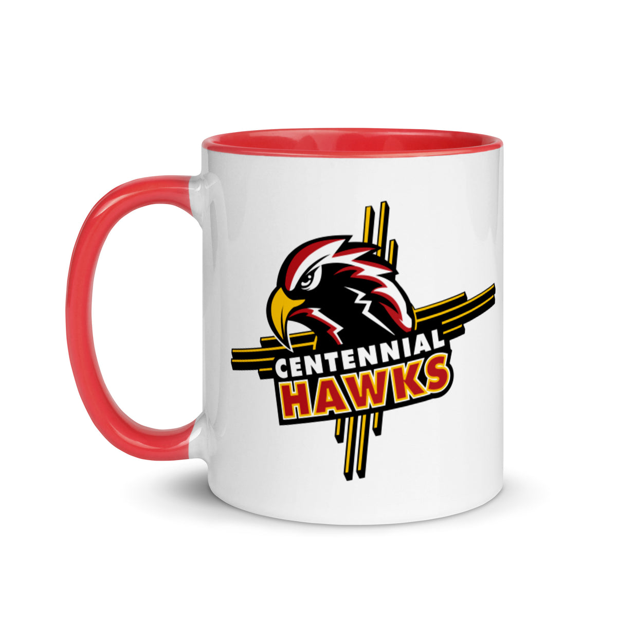 Centennial High School Coffee Mug with Color Handle