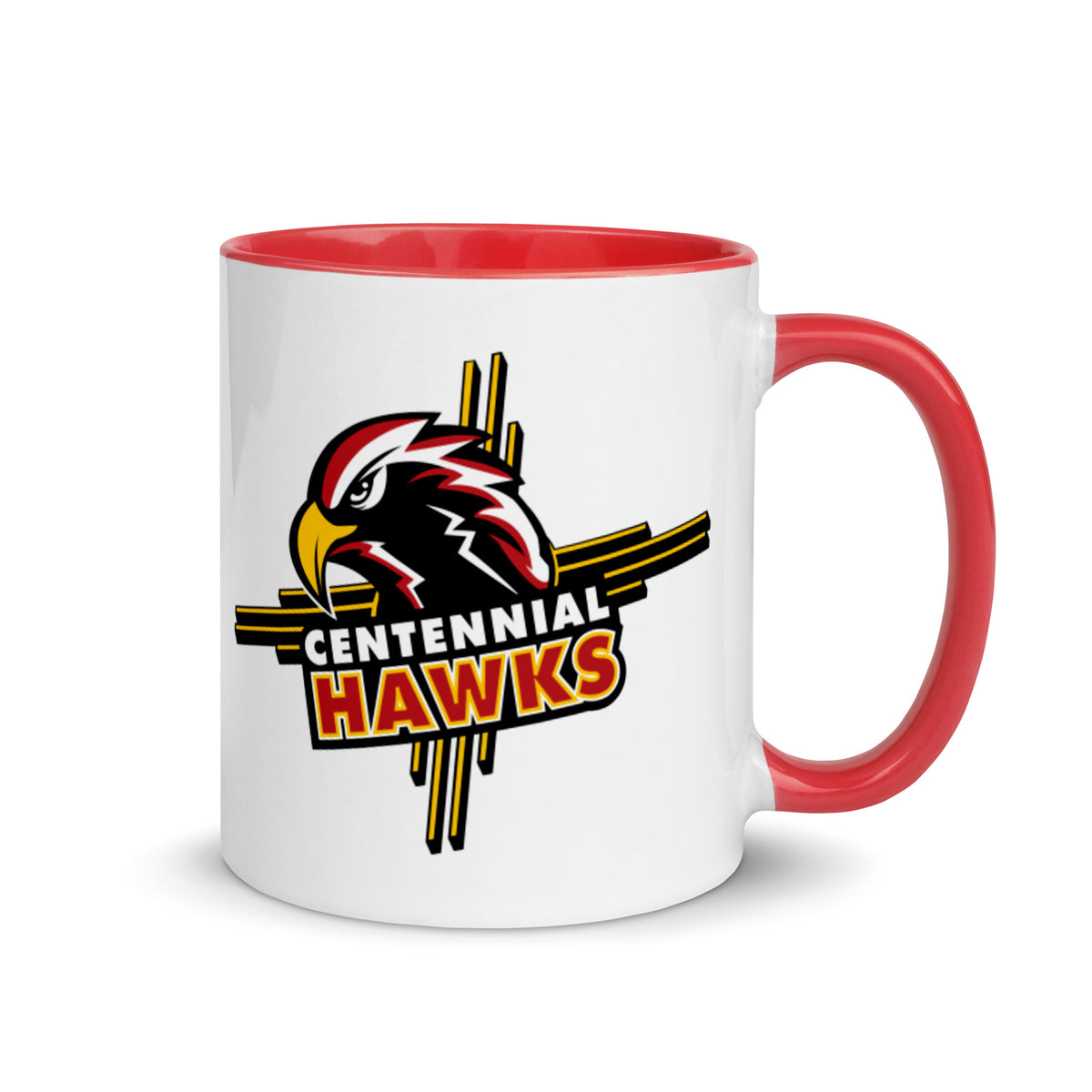 Centennial High School Coffee Mug with Color Handle