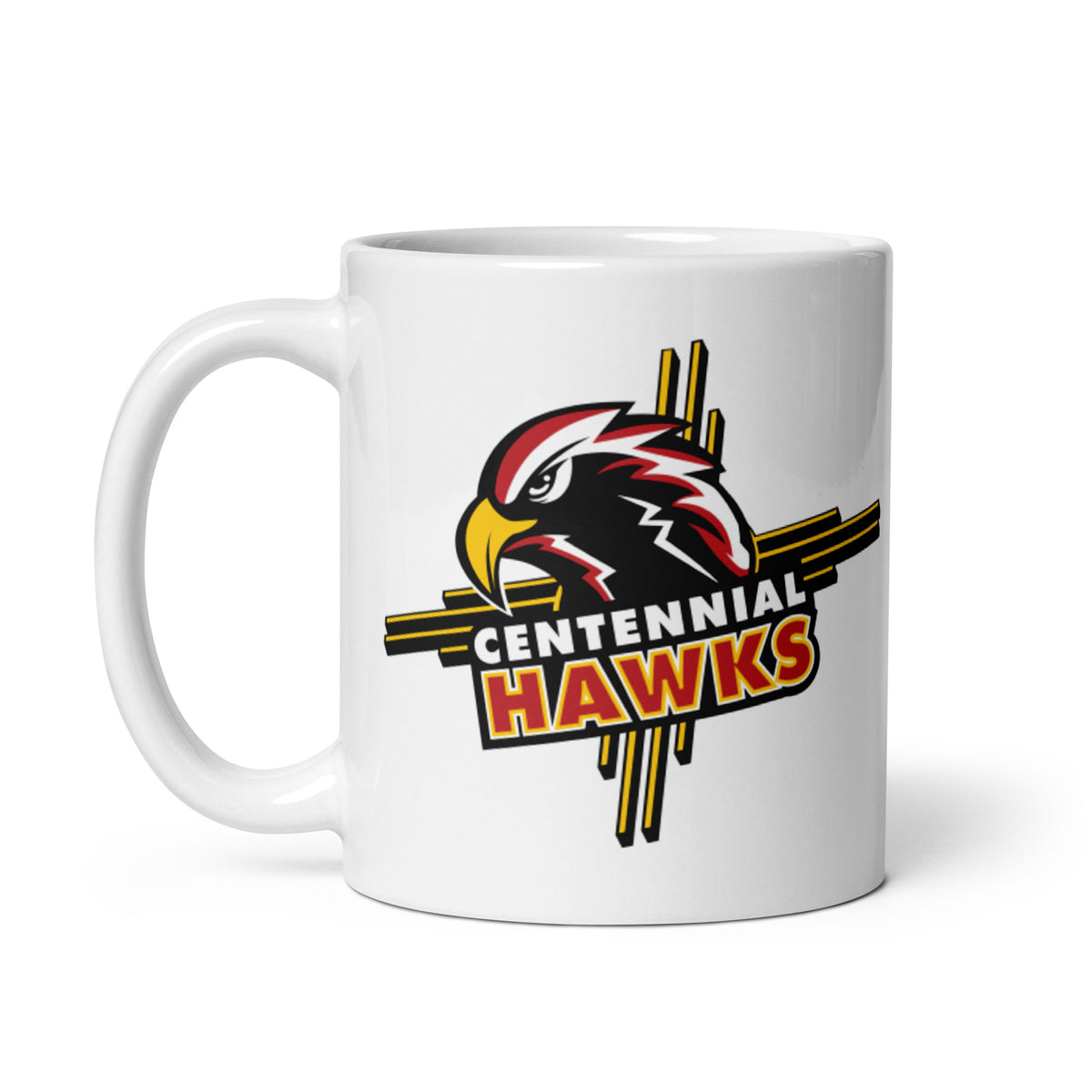 Centennial High School Hawks Logo Coffee Mug