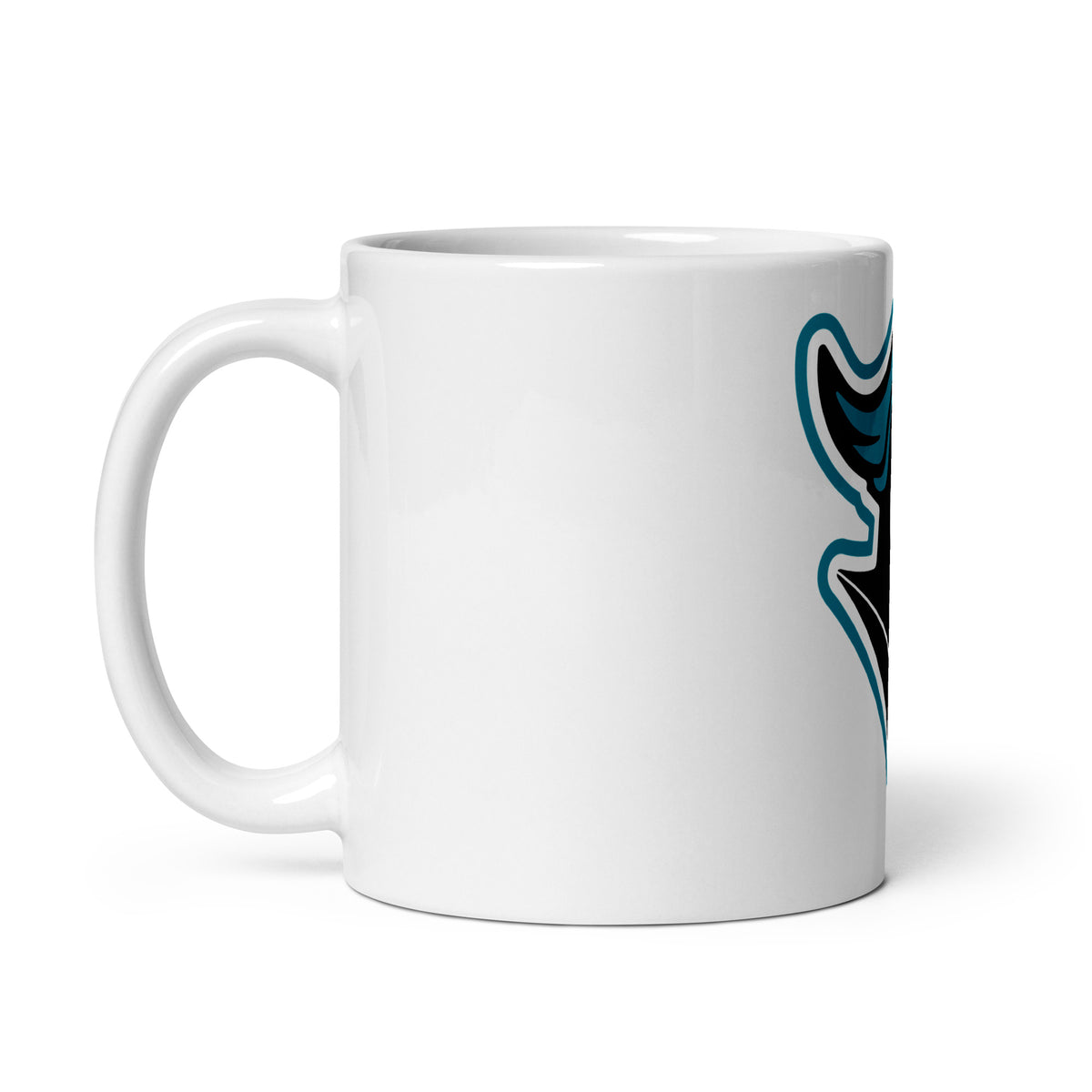 Organ Mountain High School Knight Head White Glossy Coffee Mug