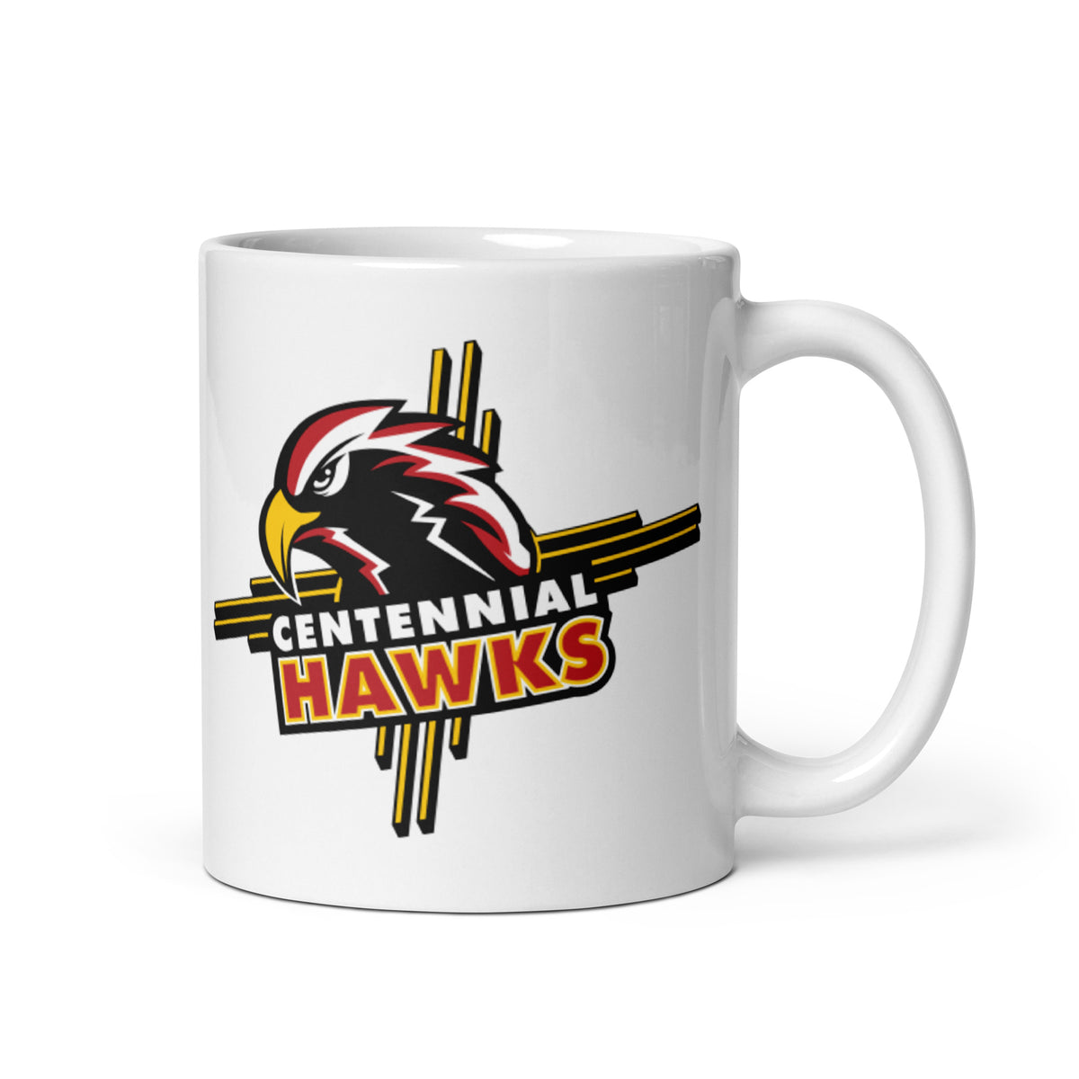 Centennial High School Hawks Logo Coffee Mug