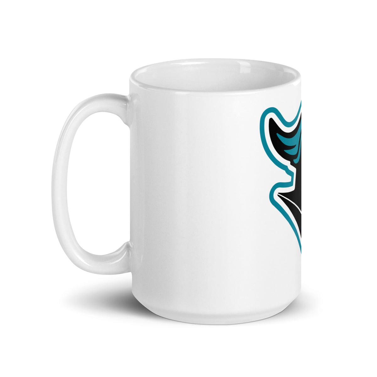 Organ Mountain High School Knight Head White Glossy Coffee Mug