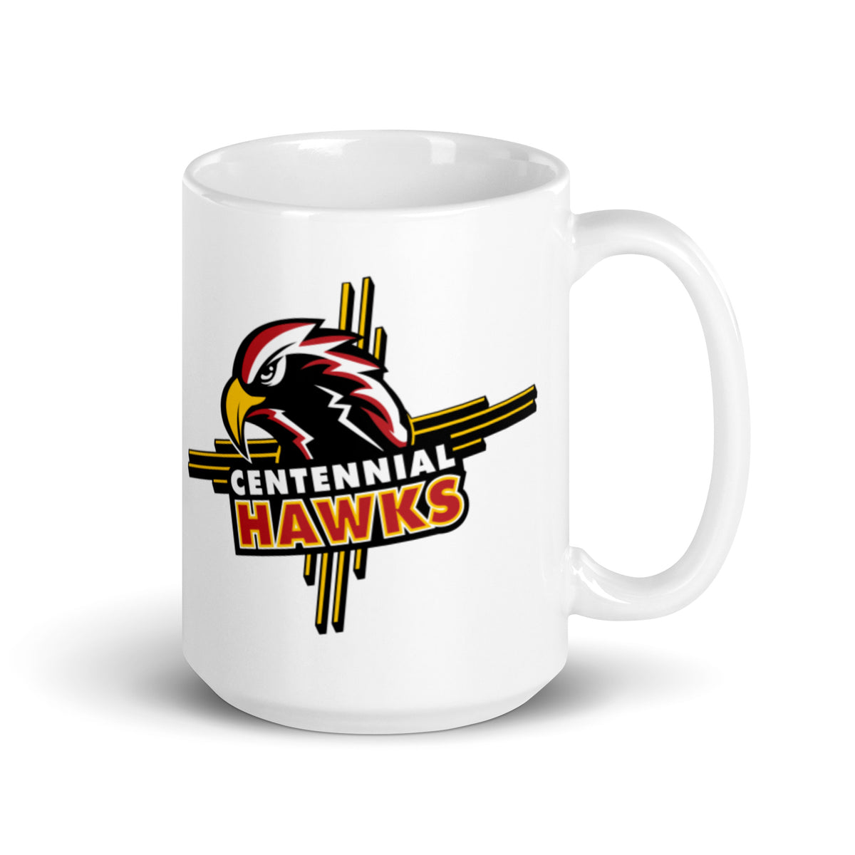 Centennial High School Hawks Logo Coffee Mug