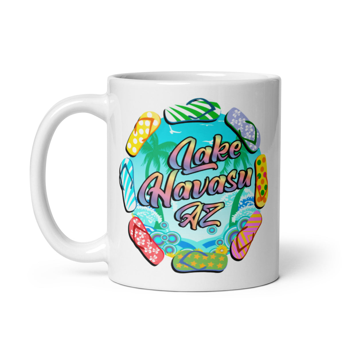 Lake Havasu Flip-Flop Coffe Mug